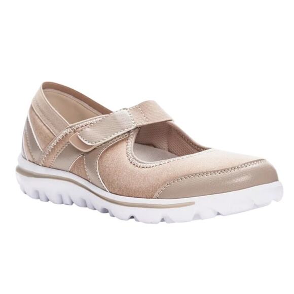 Propet Womens Onalee Mary Jane Shoes US 7 Narrow Beige NIB - Picture 1 of 13
